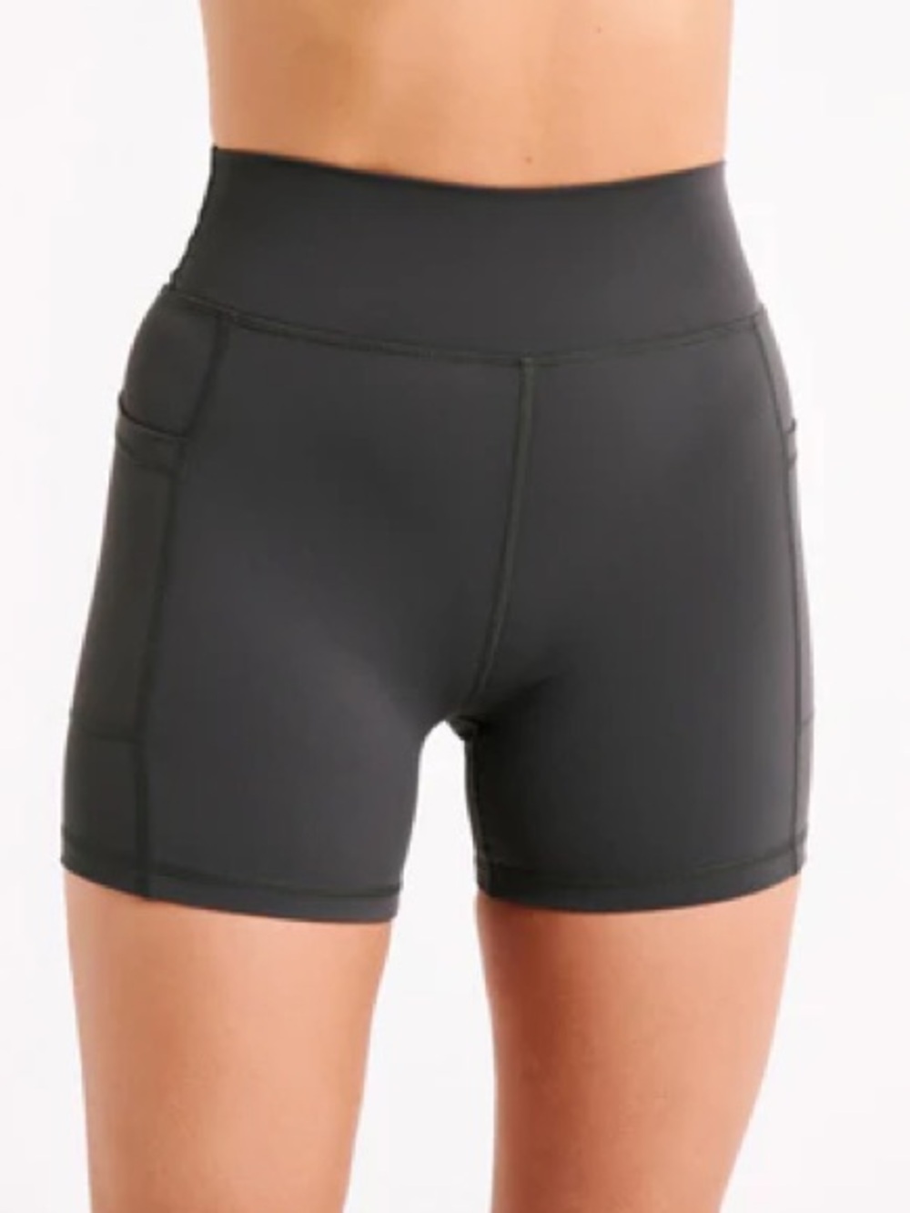 Meshki Martina Bike Shorts With Pocket - Charcoal